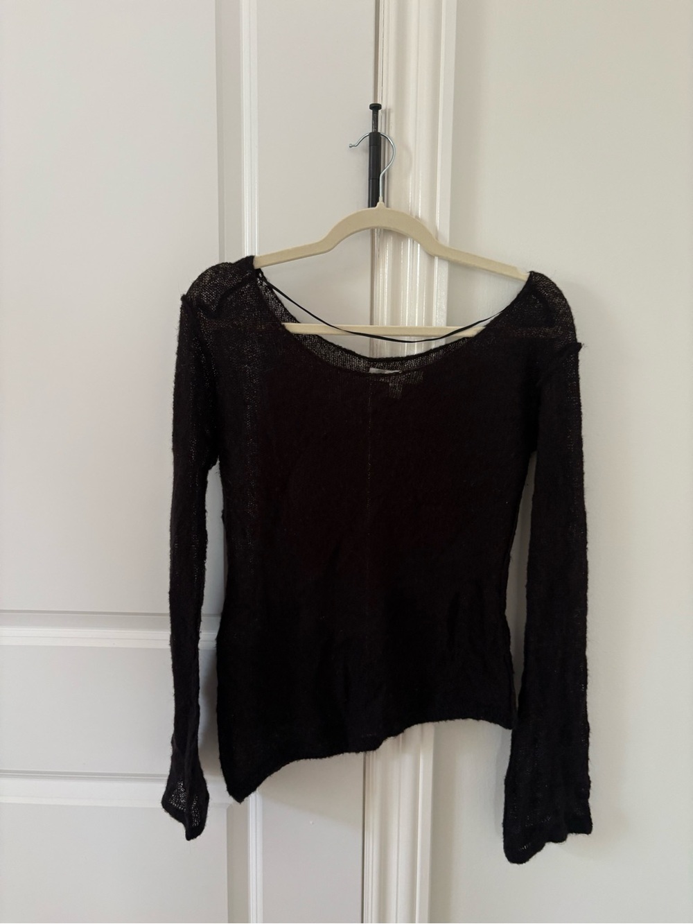 Urban Outfitters Sheer Black Sweater